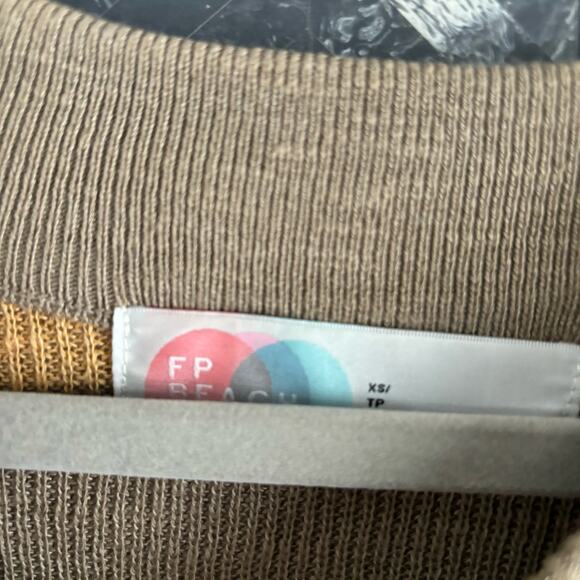 Free People Beach Lightweight Striped Sweater - Picture 2 of 4